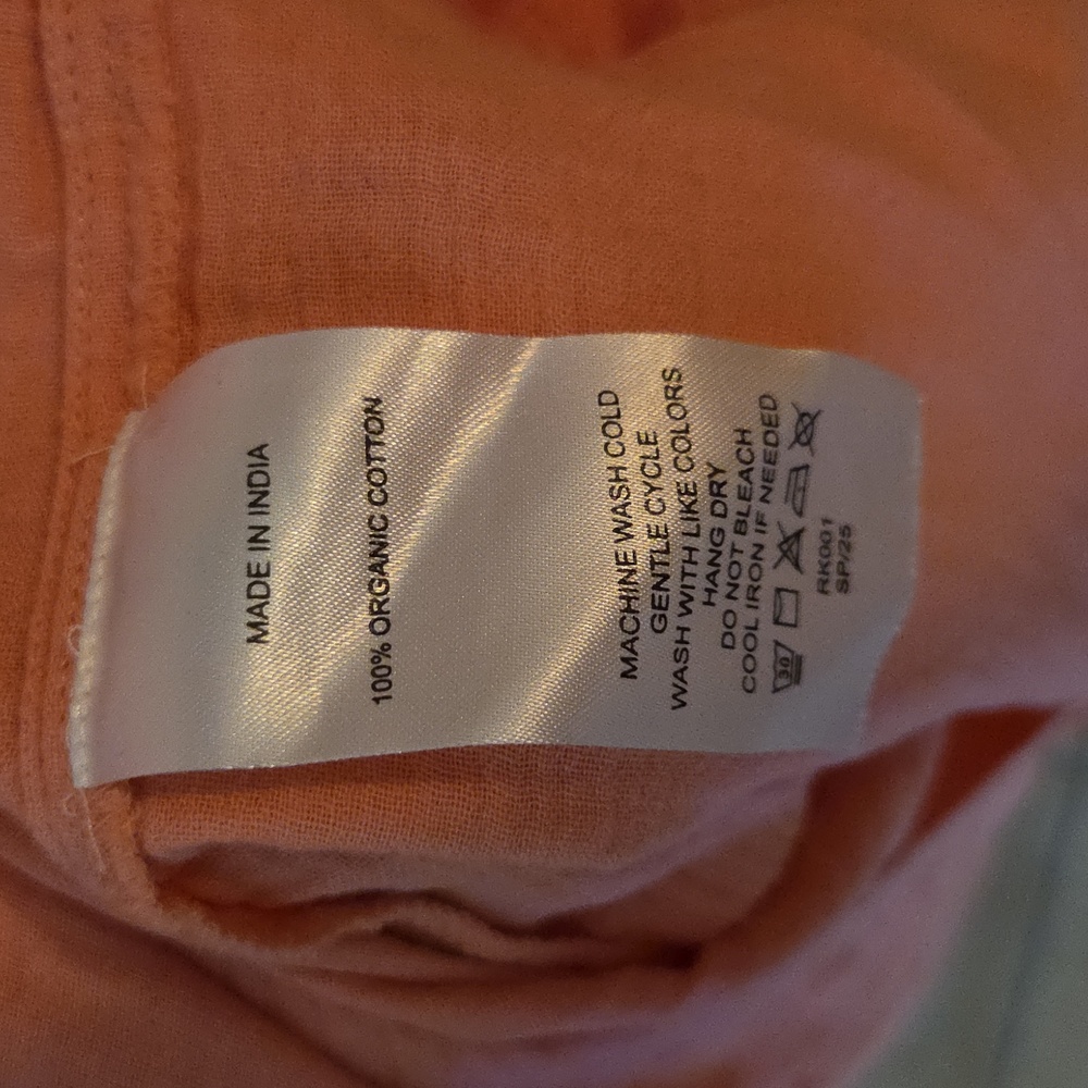 Quince Sleeveless Tiered Midi Dress in Coral Pink - Picture 11 of 12